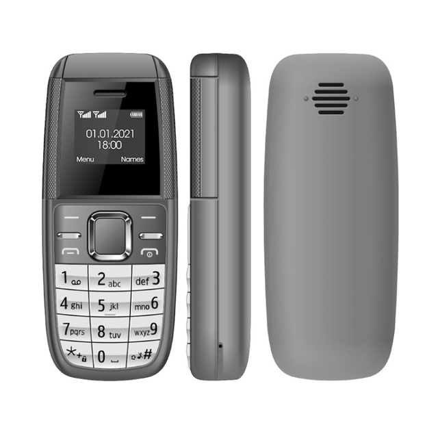 Cheapest Mini BM200 Mobile Phone,0.66 Inch, MT6261D, 21 Keys, MP3 Music, Dual SIM, Network: 2G Small Elderly Cellphone