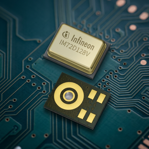 XENSIV IM72D128VV01XTMA1 MEMS <b>Microphones</b> High Performance 1.8V Operating Voltage +85C -40C Temperature Range 4mm X 3mm X 1.2mm - Product Image 3