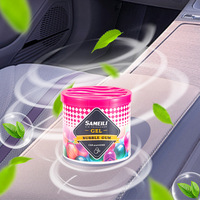 Diffuseur de parfum automobile Sameili durable, style chinois chic, solide, portable, à fixer sur le pare-brise, avec éclairage d'ambiance naturel