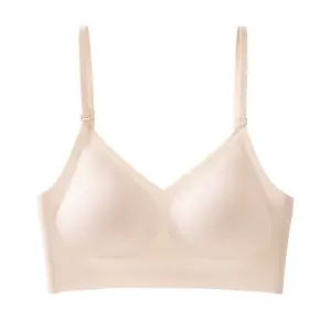 Intimo estivo francese senza cuciture a schiena nuda da donna sottile a forma di U bellezza a schiena multipla reggiseno comodo