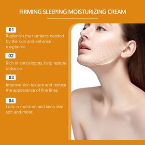 Crème hydratante raffermissante pour le cou et le visage Hoygi, soin de la peau, lifting, atténuation des ridules, crème hydratante de <span class=keywords><strong>nuit</strong></span> lissante - Product Image 5