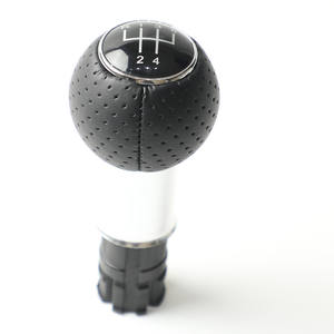 Pommeau de levier de vitesse pour Audi A3, cuir, noyau de 23 mm d'épaisseur, 5 ou 6 vitesses, design ergonomique - Product Image 5