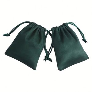 Sac à Bijoux en Velours Personnalisable avec Logo, Cordon de Serrage, Recyclable, pour Rangement d'Écouteurs, Emballage Anti-Poussière, Design Culturel Ludique - Product Image 4