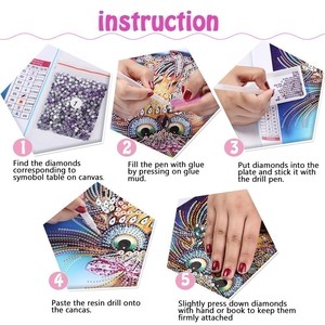 Kit <span class=keywords><strong>Pittura</strong></span> Diamante 5D Paesaggio Artistico Completo, Ricamo con Perline su Tela, Decorazione per Casa e <span class=keywords><strong>Camera</strong></span> <span class=keywords><strong>da</strong></span> <span class=keywords><strong>Letto</strong></span> - Product Image 5