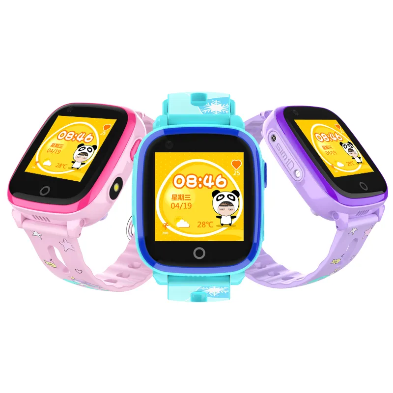 GPS smart watch kids with waterproof touch colorful screen with pedometer support calling and voice chatting OEM ODM DF33