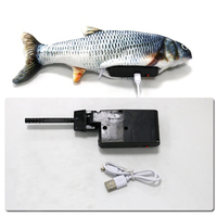Jouet pour chat poisson dansant électrique USB avec chatnip, jouet interactif pour chat, poisson électrique qui se balance, jouet pour chat