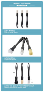 Brosse à neige pour le nettoyage des intérieurs de voiture, outil de nettoyage doux pour l'intérieur des voitures, brosse multifonction professionnelle - Product Image 2