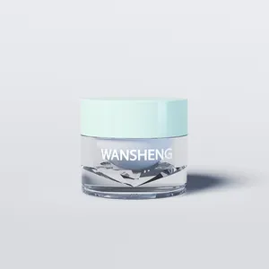 2024 WXZ Luxury Frosted Black Skin Care Cream Use Cosmetic Glass Cream Jar 30ml 50ml With Lid Eye Cream 30G/50G