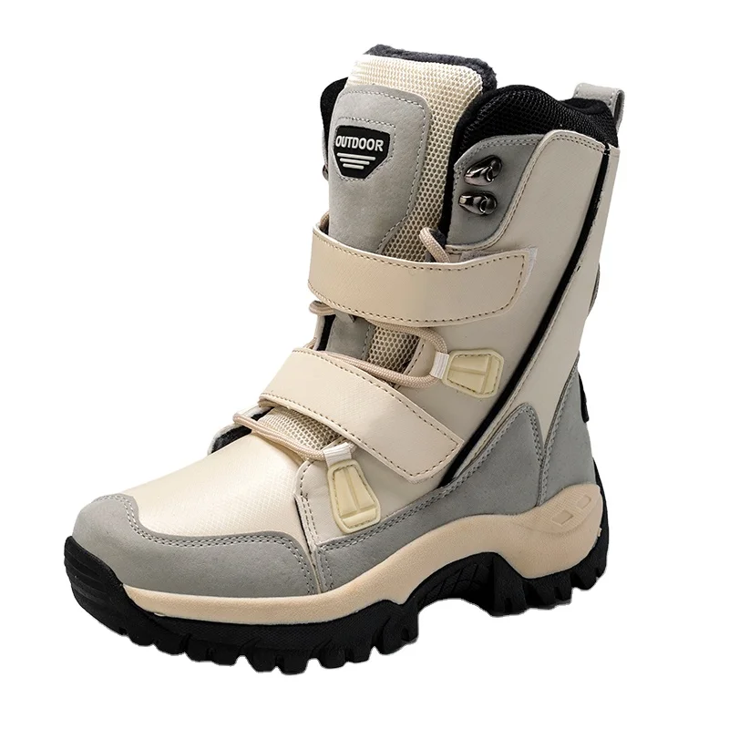 Hot sale winter outdoor warm boots shoes non-slip fur men snow boots