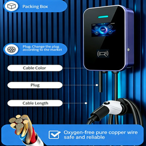 Cargador para <span class=keywords><strong>Coche</strong></span> Eléctrico 22kW 7KW 16A 32A AC Wallbox Estación <span class=keywords><strong>de</strong></span> <span class=keywords><strong>Carga</strong></span> Doméstica GB/T Tipo 1 Tipo 2 Nuevo con Pantalla LCD <span class=keywords><strong>de</strong></span> 3.2 Pulgadas - Product Image 5