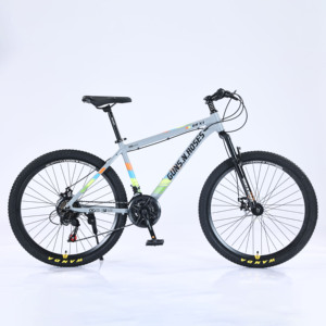 Bicicleta de Montaña Unisex de 24 Pulgadas, Colores Modernos para Viajes por Carreteras Panorámicas y Entrenamientos Diarios al Aire Libre - Product Image 2