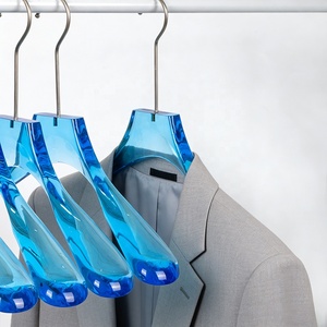 Appendiabiti di Lusso Personalizzabili in Acrilico Blu Zaffiro, Ecologici, Moderni, Antiscivolo e Resistenti <span class=keywords><strong>per</strong></span> Negozi di Abiti da Sposa e Hotel - Product Image 5
