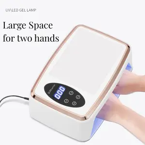 New design portable 380W Big size manicure nail dryer nail salon UV nail lamp with hand pillow