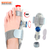 Pembatas Jari Kaki TPU Kelas Medis BARU, Penyangga Hallux Valgus, Penyangga Ortopedi yang Dapat Disesuaikan, Pelurus Jari Kaki Besar, Penyangga Bunion