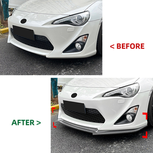 AMP-Z GT86 lucido nero ricambi Auto in materiale plastico labbro del paraurti anteriore per Toyota GT86 FT86 Scion FR-<span class=keywords><strong>S</strong></span> 2012-2016 accessori Auto - Product Image 2