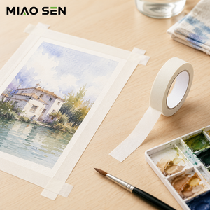 Nastro Adesivo Jumbo per Decorazione Pareti e Protezione Verniciatura Auto, Nastro Bianco per Pittura - Product Image 4