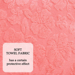 New Fashionable Jacquard Terry Cloth Zipper Portable Cosmetic Organizer Handheld <b>Towel</b> Material Travel Makeup Pouch - Product Image 6