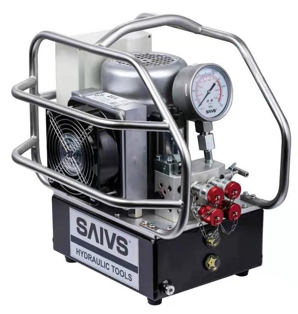 Saivs SWP 1000 Electric Piston Pump 5HP Ultra High Pressure 70-700bar 0.85-8L/min Automotive Industry 5L Capacity OEM ISO9001