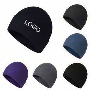 Design Factory Wholesales Winter Beanie <b>Hats</b> <b>for</b> Custom Face Pattern Warm Bennie Cap Travel Appropriate Fabric <b>for</b> Unisex - Product Image 2