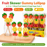 Sucette en forme de gourde à saveur de fruits, enrobée de décoration, pour le Nouvel An, collation pour enfants, sucrée, 35g, emballage en vrac