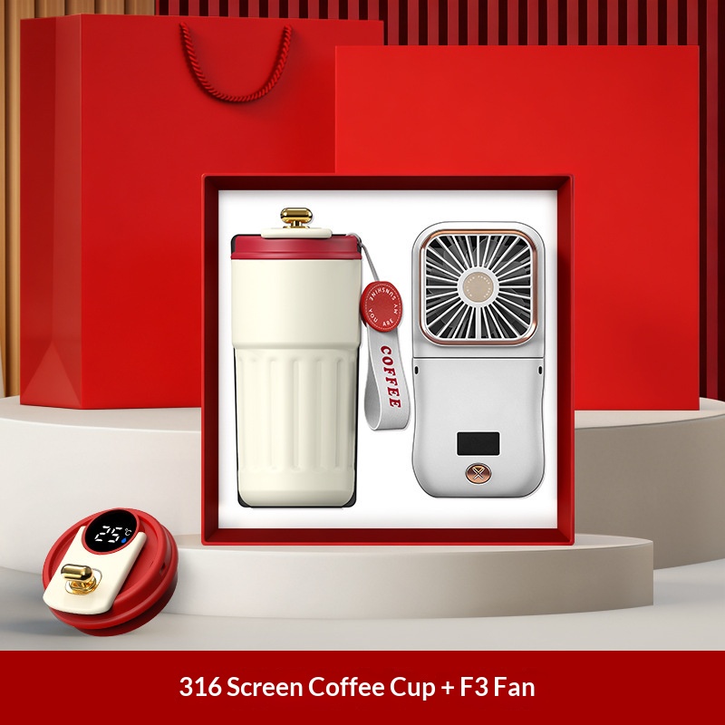Ensemble deux pièces rouge Tasse à café + F3 fa