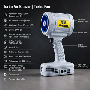 Ventilador de Aire Eléctrico Mini Recargable, Ventilador de Bolsillo Portátil, Precio de Fábrica - Product Image 1