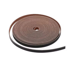 Cinghia di Distribuzione 1.5GT GT2 5mm 6mm 9mm 10mm 12mm 15mm 30mm Aperta con Filo in PU / Gomma con Fibra di Vetro Bianca/Nera - Product Image 3