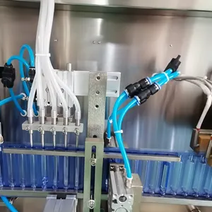 Ligne de production pour l'emballage de sirop liquide Machine de remplissage et de scellage de bouteilles de médicaments oraux avec norme GMP