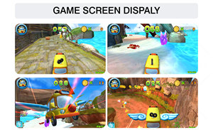 FEC giải trí trong nhà Kiddie cưỡi 2 CHỖ NGỒI đồng tiền hoạt động trò chơi video máy đu xe với đèn để trẻ em đi xe trên sân chơi - Product Image 5