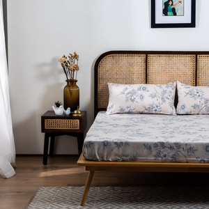 Ensemble de draps en coton de qualité supérieure, très vendu, pour lit double, literie avec 2 taies d'oreiller, style hôtel et maison, prix de gros - Product Image 6