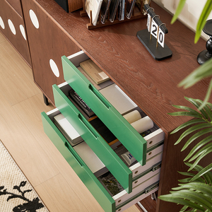 Modern Design Natural Wood Color Eco-Friendly <b>Sideboard</b> Buffet Cabinet for Kitchen and Dining Room <b>Storage</b> & Organization Furnit - Product Image 4