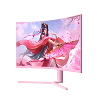 Monitor LCD 27 inci Layar Lebar FHD 240Hz Waktu Respons 1ms Monitor Komputer Lengkung Monitor Gaming 27 Inci