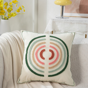 花卉抽象卡通图案扔枕套OEM沙发床装饰靠垫套 - Product Image 5