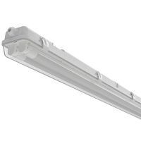 Lampu LED T8 Tube Batten 36W 4FT dengan Sensor Microwave, Peredup, IP65, IK08, Tahan Uap, Lampu Linear untuk Supermarket, Kereta Api, Terowongan