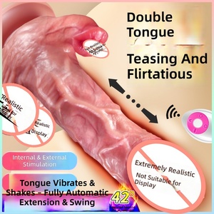 Masturbador Femenino Raptor <span class=keywords><strong>3D</strong></span>, Juguete Sexual Insertable para Adultos, Telescópico, Oscilante, Vibrador, Lengua Grande Realista, Simulación de Pene - Product Image 3