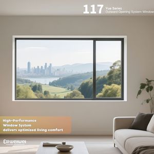 Gran oferta 2025, ventanas de aluminio abatibles de rotura térmica de vidrio Low E para <span class=keywords><strong>casa</strong></span>, ahorro de energía, estilo abierto fijo para Baño - Product Image 2