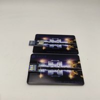 Memoria USB Tipo-C 2.0 de 2GB 4GB 8GB 16GB 32GB, Nueva Memoria USB con Forma de Tarjeta de Crédito de Plástico para Regalos Promocionales Empresariales