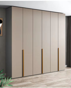 New Release Modern Furniture Cabinet Dresser Handle Kitchen Drawer <b>Wardrobe</b> Bedroom Hotel Zinc Alloy Brushed Brass Pull Handles - Product Image 5