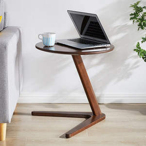 Solid Wood <b>Round</b> <b>Side</b> <b>Table</b> For Living Room Sofa Bedside Use Minimalist Style Durable Design - Product Image 4