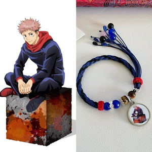 Hot New Style Trendy Designs Fashion <b>Beaded</b> Bracelets Satoru Gojo Anime Woven Bracelet for Women Anime Logo Hand Made Bracelet - Product Image 6