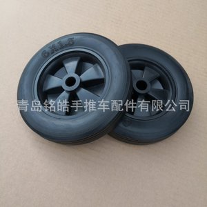 Solid Rubber <b>Wheels</b> 6x1.5 With Bearings For Industrial Casters Silent Operation - Product Image 4
