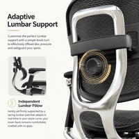Silla de Oficina Ergonómica de Malla Patentada Premium, OEM ODM, Venta al por Mayor, Asiento para Computadora, para Muebles de Oficina, para Estar Sentado por Tiempo Prolongado