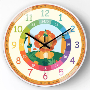 <span class=keywords><strong>Reloj</strong></span> de Pared REIDA <span class=keywords><strong>para</strong></span> Niños, Aprendizaje de <span class=keywords><strong>la</strong></span> <span class=keywords><strong>Hora</strong></span>, Sin Tictac, Funciona con Pilas, <span class=keywords><strong>Reloj</strong></span> Educativo Pequeño <span class=keywords><strong>para</strong></span> Niños - Product Image 4