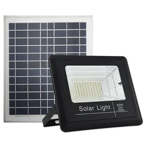 IP67 8060A ce standard de 60 watts a mené la lumière d'inondation solaire avec Télécommande fonction d'ajustement