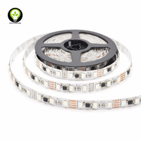 Bande LED adressable Dream Color 5050 RGBW RGB WS2811DMX512 USB 10mm 60LEDs/mètre Cuivre SPI pour Projet Décoration DC24V