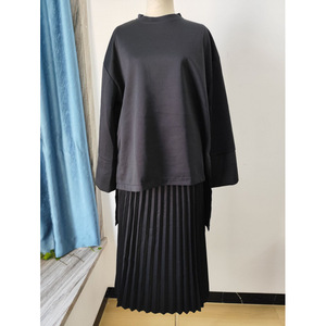 Moda pakistaní señoras traje diseño musulmán mujer traje islámico ropa para mujer <span class=keywords><strong>blusa</strong></span> y <span class=keywords><strong>falda</strong></span> conjunto - Product Image 4