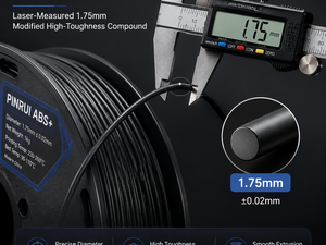 Filamento PINRUI ABS+ de 1.75mm y 1kg, Alta Resistencia a Impactos, Filamento para Impresora 3D para Creality Anycubic - Product Image 2