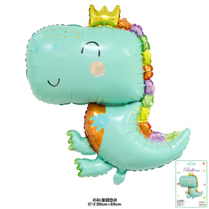 บอลลูนไทแรนโนซอรัส เร็กซ์ 94x54 ซม. การ์ตูนไดโนเสาร์ตกแต่งปาร์ตี้วันเกิด - Product Image 4