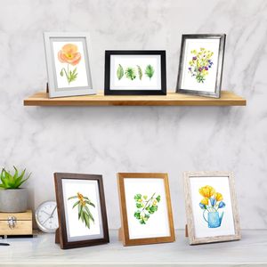 Cadres photo en bois 4x6, 5x7, 8x10 en chêne massif et pin de qualité supérieure, personnalisables pour affichage mural ou sur table – Vente en gros - Product Image 5