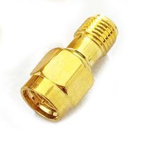 Cable Coaxial que se conecta a dispositivos de red, con conectores enchufables Rj45, adaptador Rf Rp Sma macho a Sma hembra, Stock adecuado